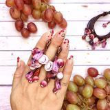 Сережки Вино EAR-223 фото